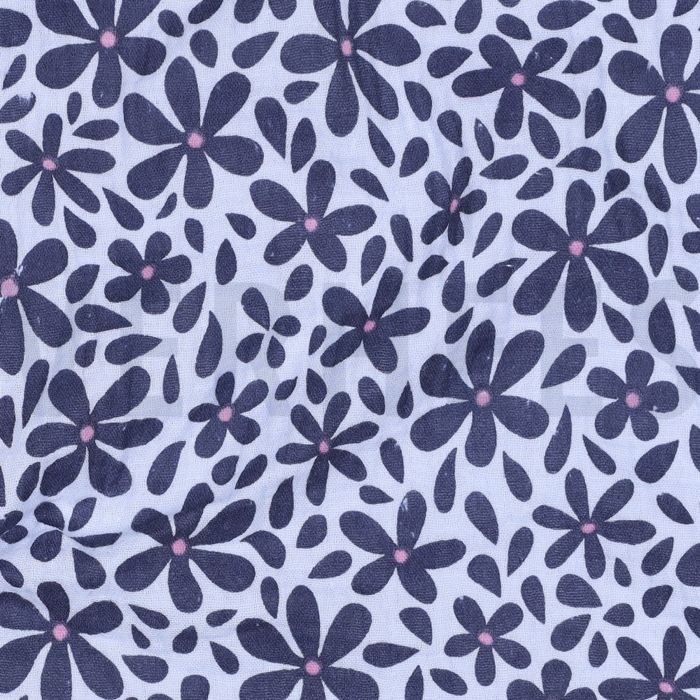 DOUBLE GAUZE FLOWERS JEANS #7