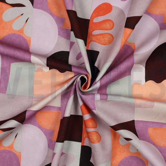 CANVAS DIGITAAL ABSTRACT LILA #7