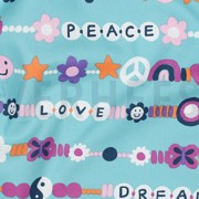 POPELINE DE COTON AMOUR PÉTROLE CLAIR (thumbnail) #2