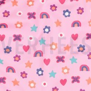 POPELINE DE COTON AMOUR ROSE CLAIR (thumbnail) #2