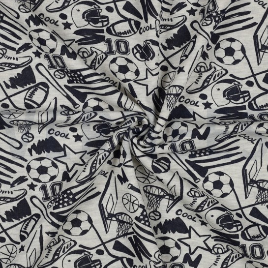 SWEAT MELANGE SPORT ECRU GEMÊLEERD #7