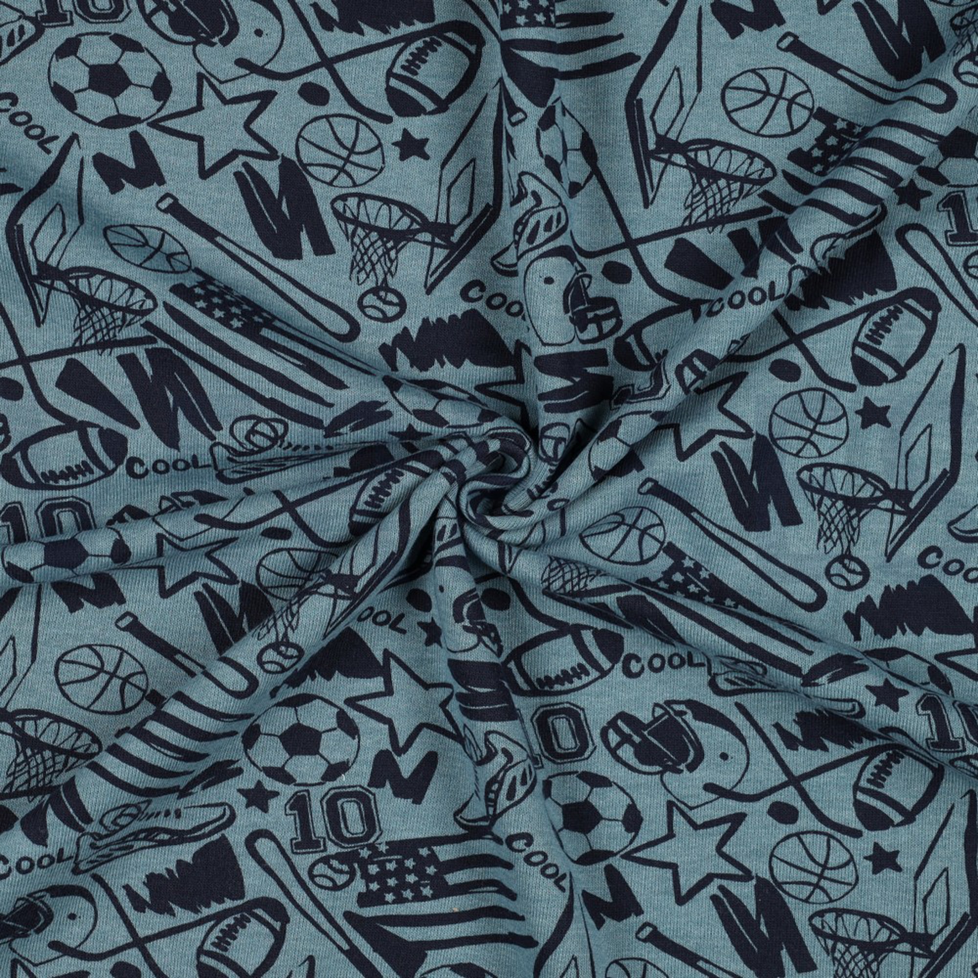 SWEAT MELANGE SPORTS BLEU FUMÉ MÉLANGÉ (high resolution) #2