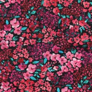 KATOENEN POPLIN DIGITAAL BLOEMEN ZWART (thumbnail) #2