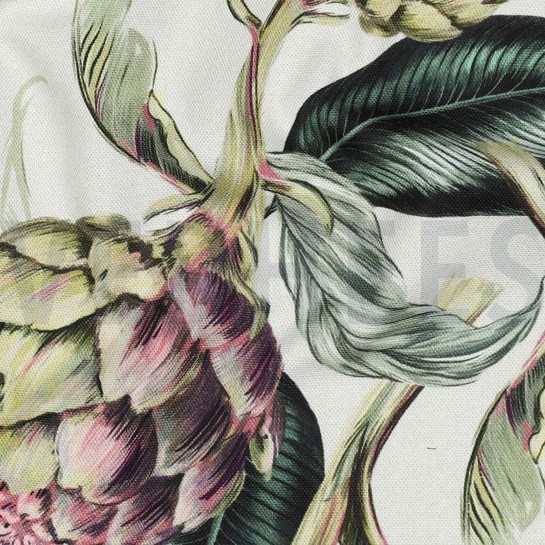 TOILE DÉCORATION DIGITAL ARTICHAUTS LIN #7