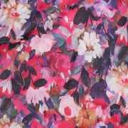 COTON VOILE DIGITAL FLEURS FUCHSIA (thumbnail) #2