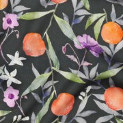 VISCOSE SATIJN DIGITAAL BLADEREN DONKERGROEN (thumbnail) #2