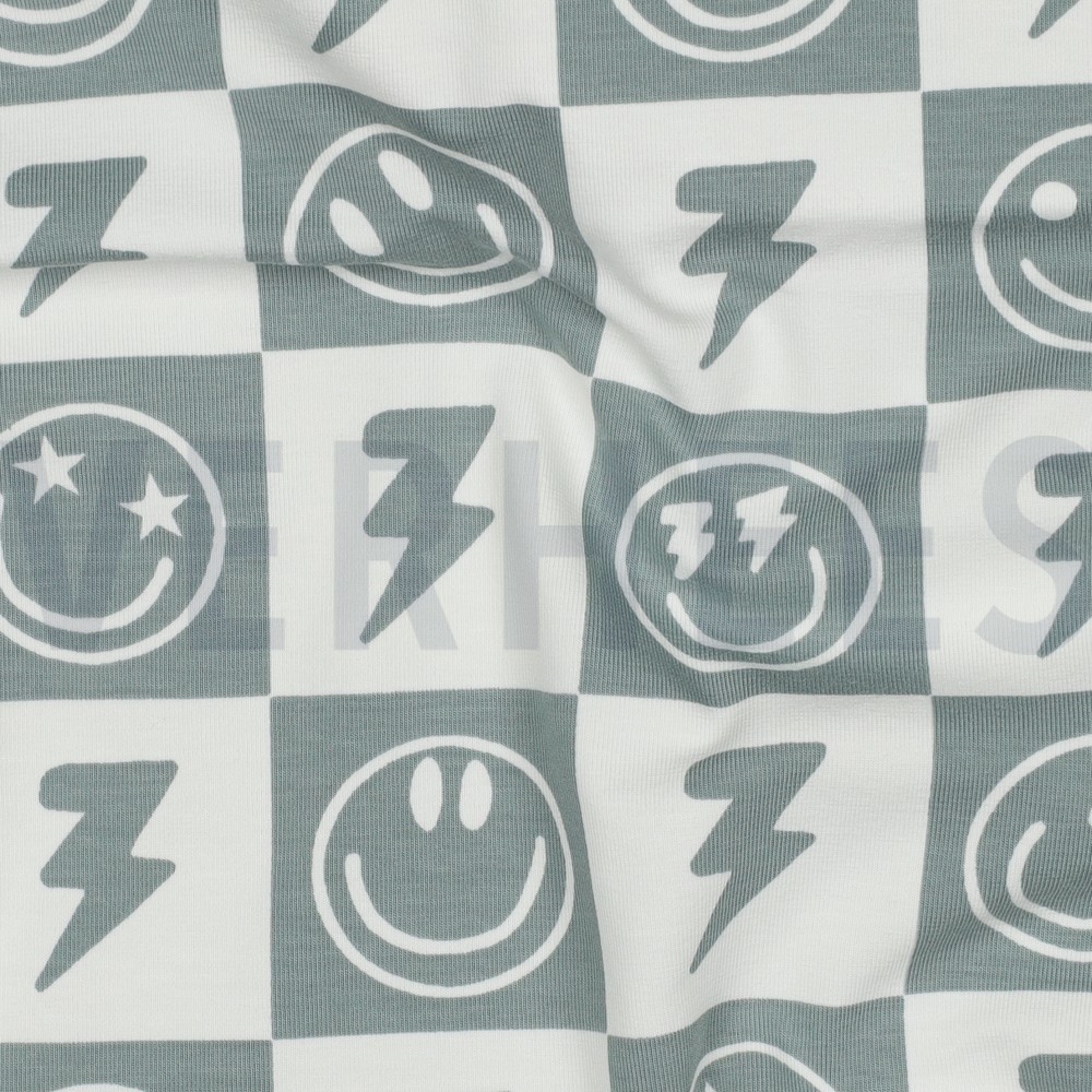 JERSEY HAPPY FACES SAGE #7