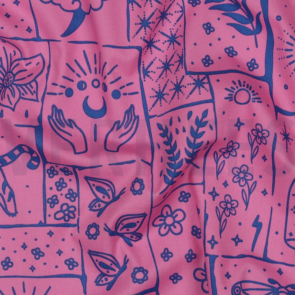 FINE POPLIN BOHO FUCHSIA #7