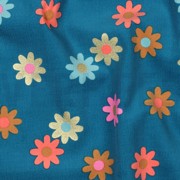 CORDUROY BABYRIB FOLIE BLOEMEN PETROL (thumbnail) #2