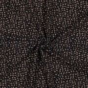 BAMBOE KATOEN JERSEY BLOEMEN ZWART (thumbnail) #2