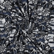 JERSEY DIGITAAL DOODSKOPPEN BLAUW (thumbnail) #2