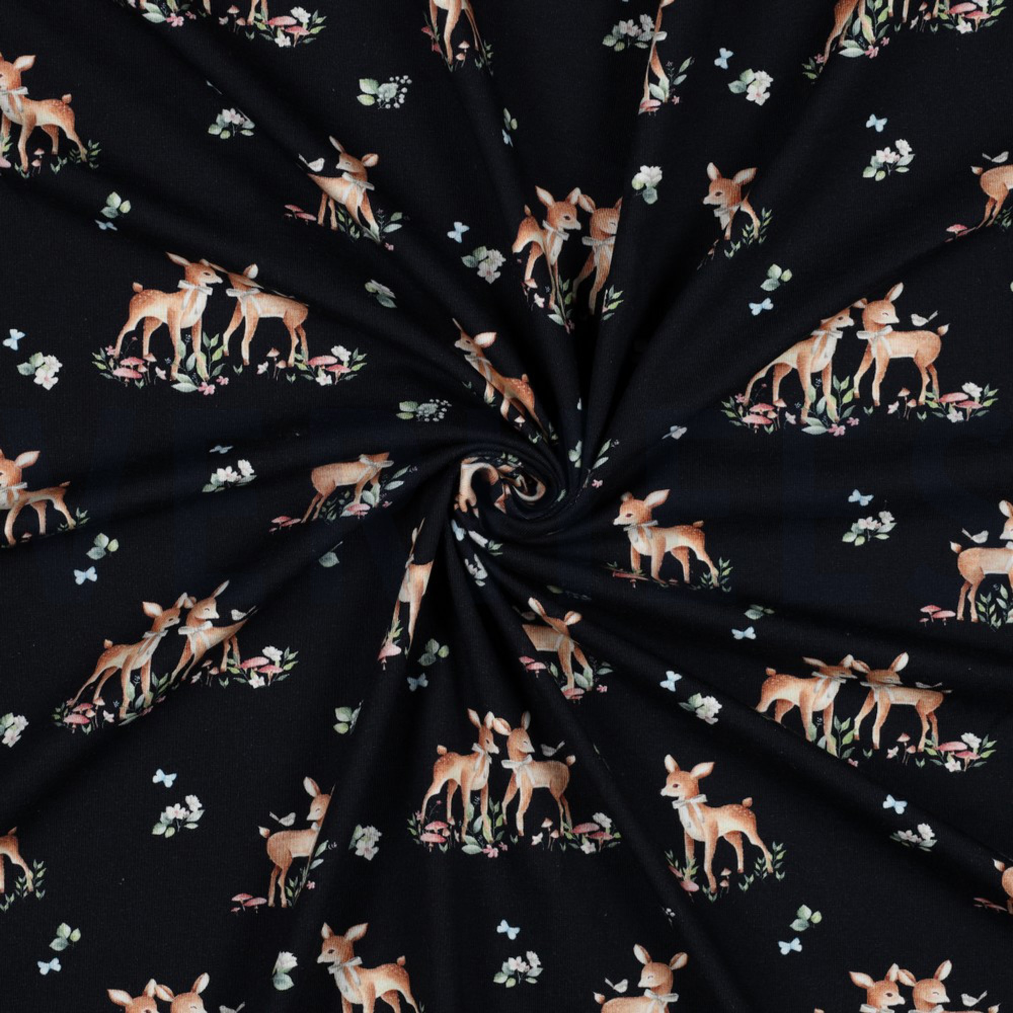 JERSEY GOTS DIGITAL DEER NAVY (high resolution) #2