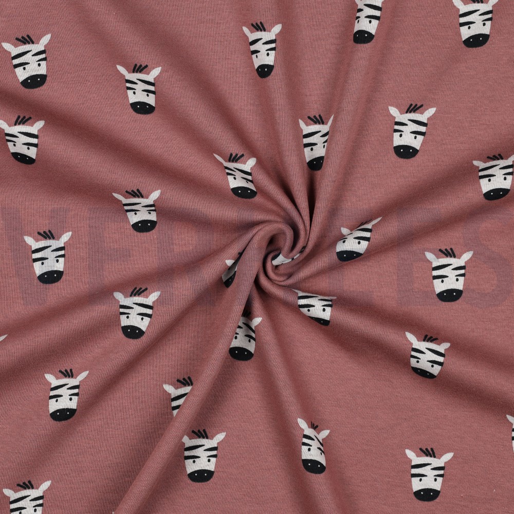 ALPENFLEECE ZEBRA ROOD/ROUGE #7