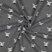 ALPENFLEECE ZEBRA GRAU MELIERT (thumbnail) #2