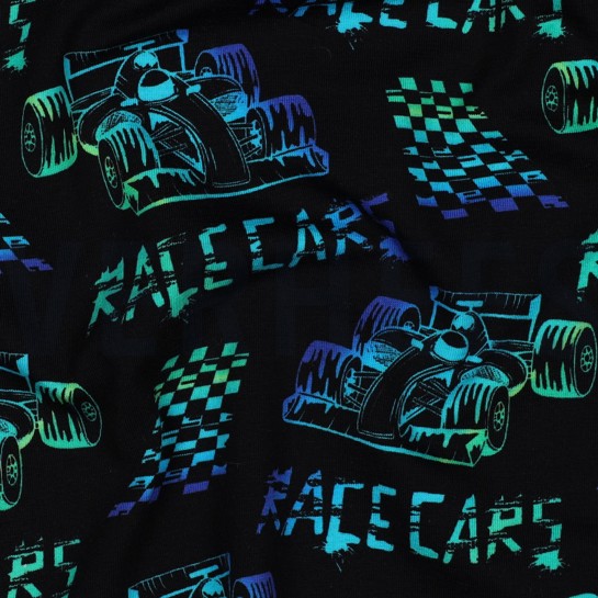 JERSEY DIGITAL VOITURES DE COURSE BLEU #7