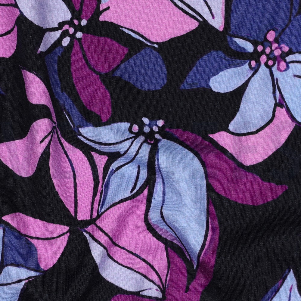 SWEAT DIGITAL FLOWERS NAVY #7