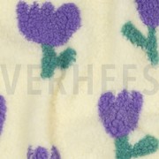 TEDDY JACQUARD FLEURS BLANC CASSÉ (thumbnail) #2