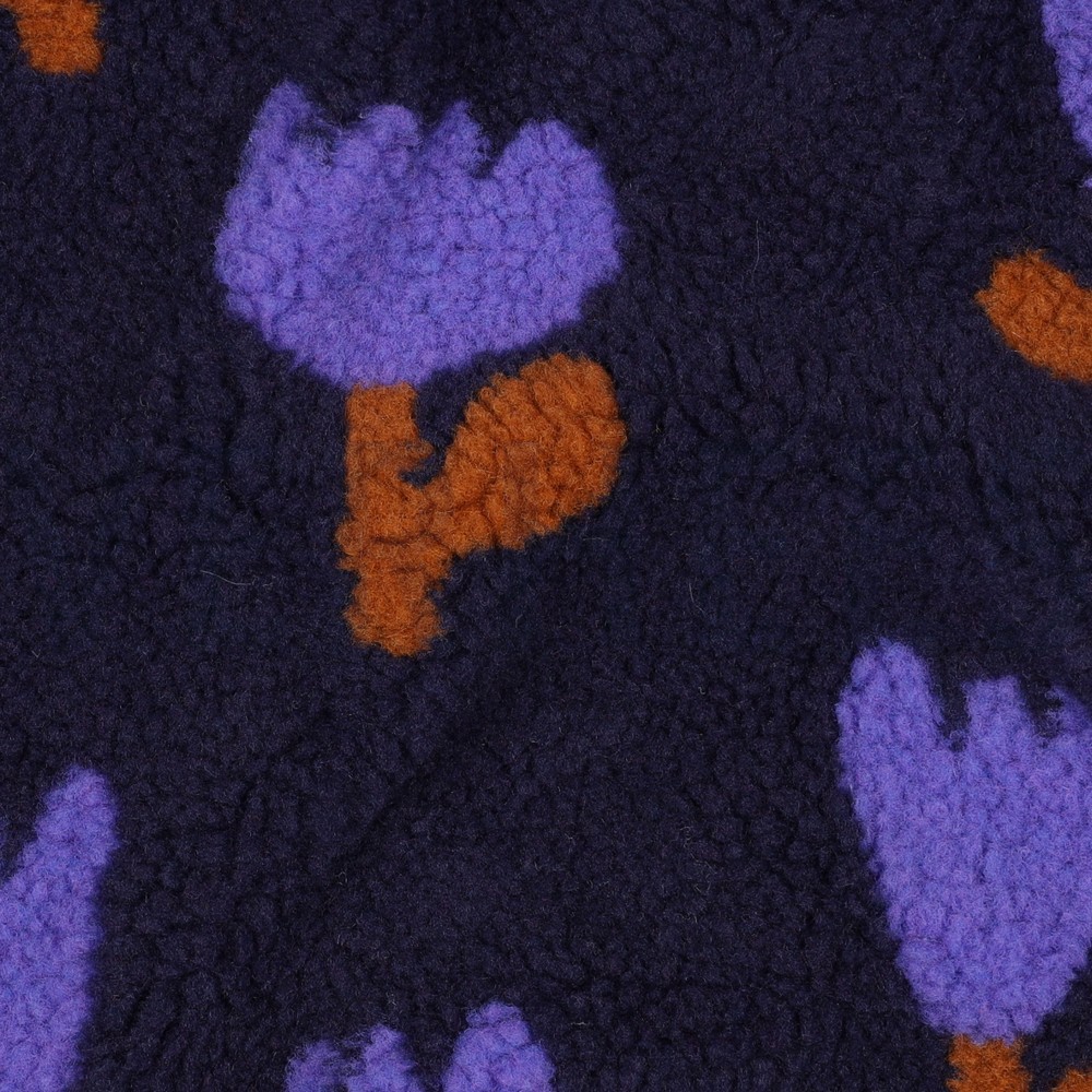 TEDDY JACQUARD FLOWERS NAVY #7