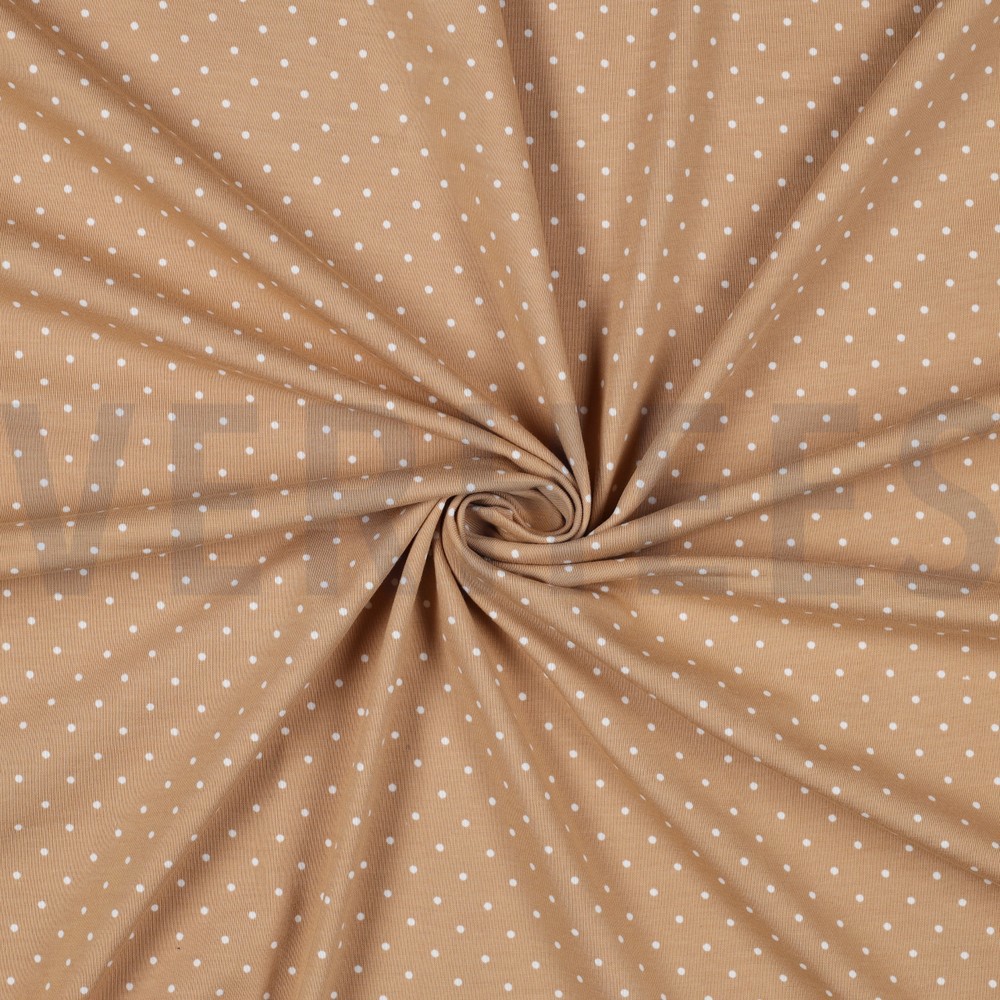 JERSEY DOTS CAPPUCCINO #7