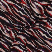 VISCOSE LUREX DIGITAL ANIMAL SKIN BLACK/PURPLE (thumbnail) #2