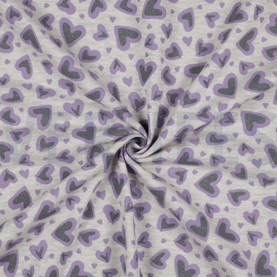 SWEAT MELANGE GLITTER LUIPAARD HARTEN ECRU GEMÊLEERD #7