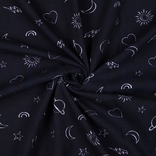 WAFELJERSEY MEISJES ICONS MARINEBLAUW #7