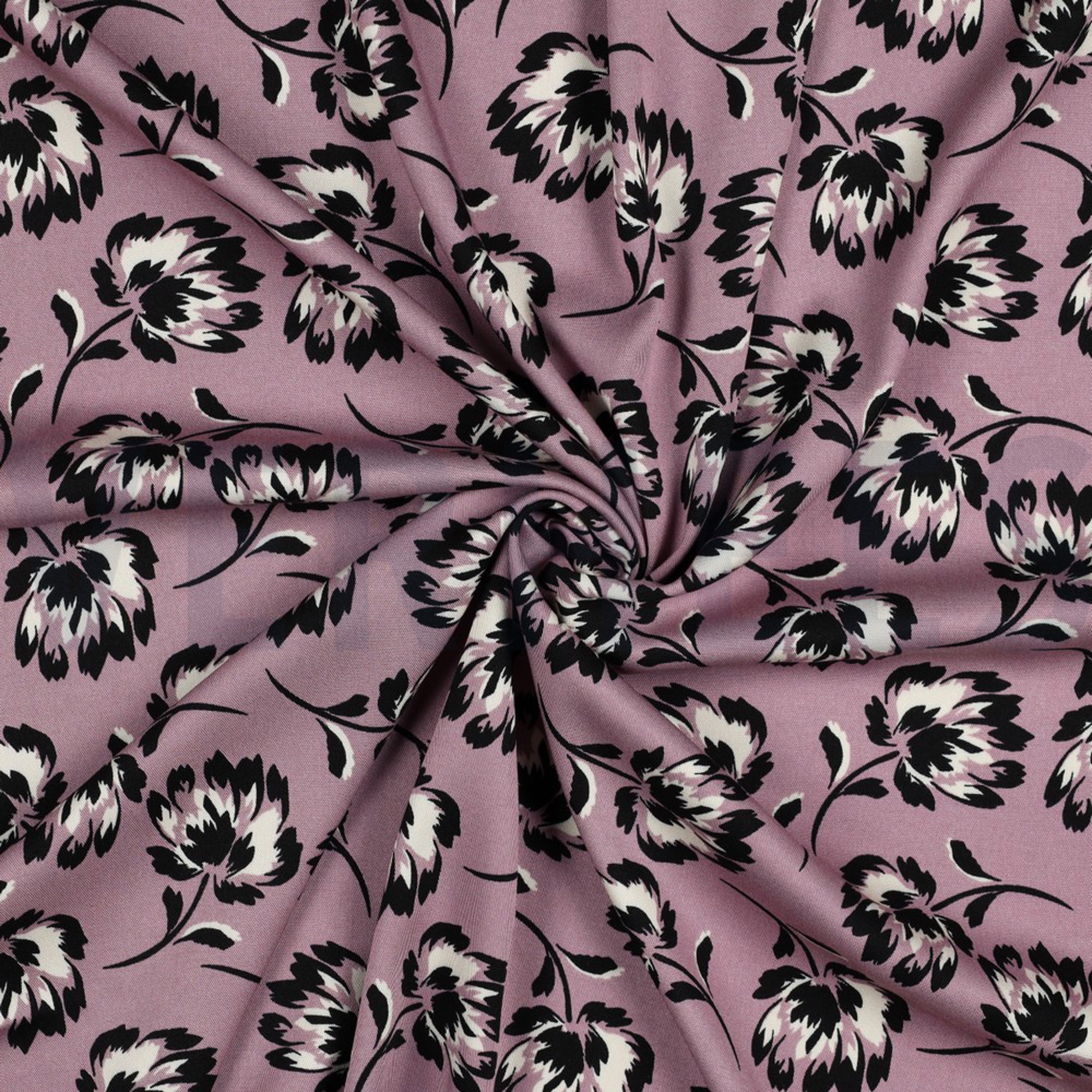 VISCOSE ROSELLA STRETCH BLOEMEN DRUIFPAARS (high resolution) #2