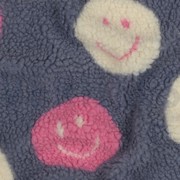 TEDDYSTOFF JACQUARD HAPPY FACES JEANSBLAU (thumbnail) #2