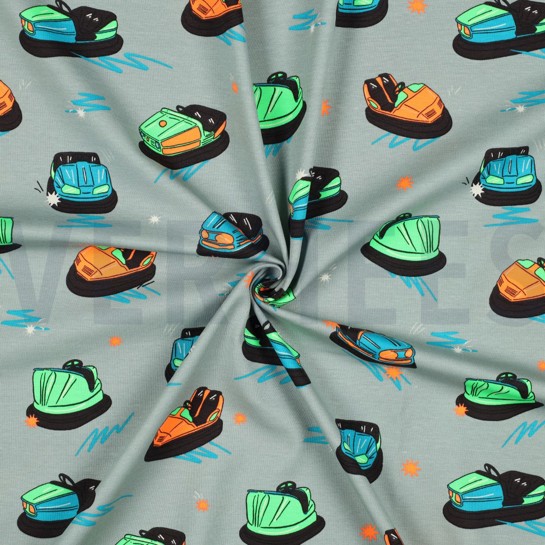 JERSEY NEON BUMPER CARS DARK MINT #7