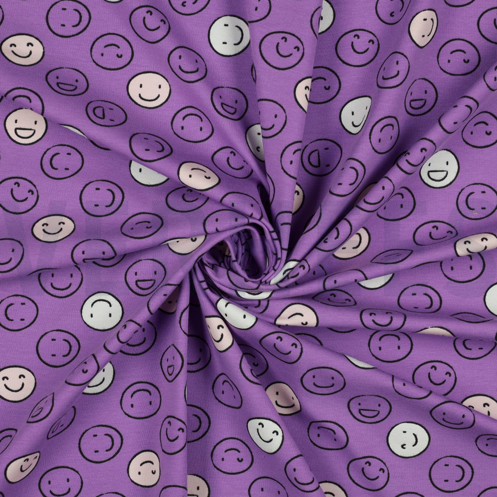 JERSEY PHOSPHORESCENTS SMILEYS VIOLET (high resolution) #2