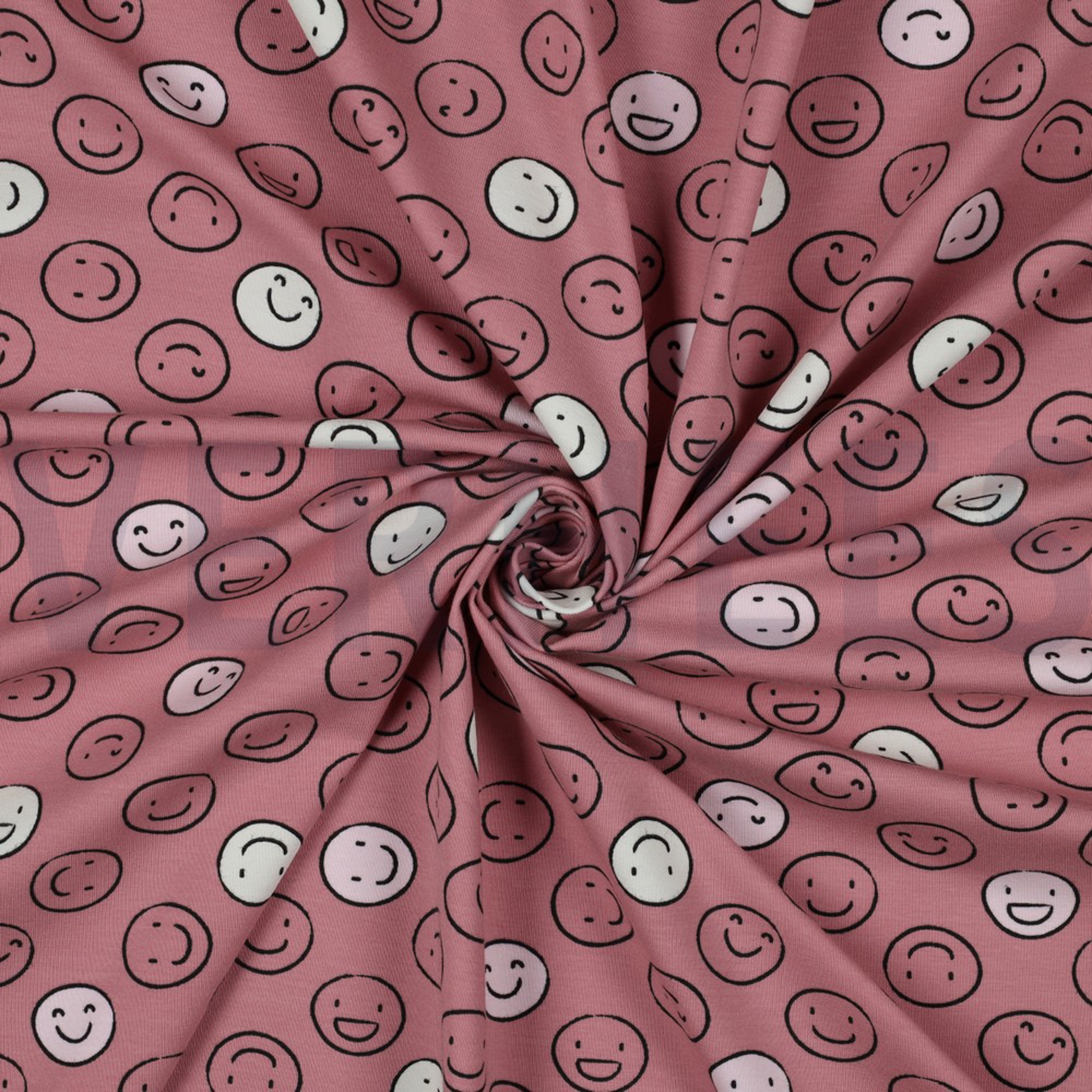 JERSEY PHOSPHORESCENTS SMILEYS ROUGE (high resolution) #2