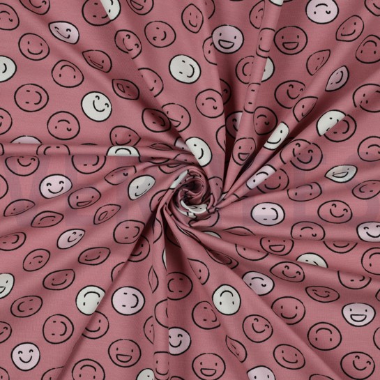 JERSEY PHOSPHORESCENTS SMILEYS ROUGE #7