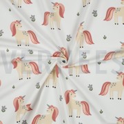 JERSEY GLITTER UNICORNS WHITE (thumbnail) #2