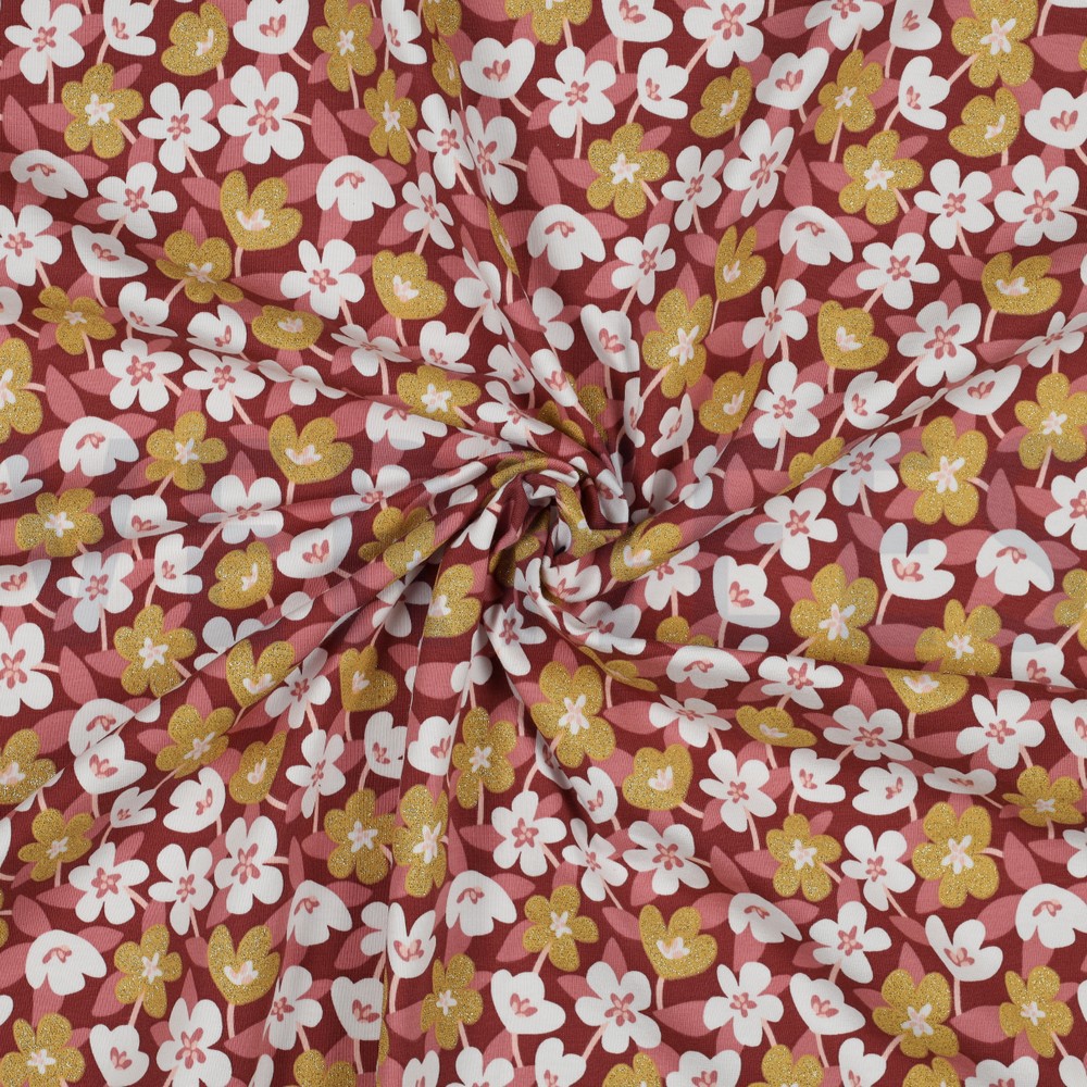 JERSEY GLITTER BLOEMEN BRICK #7