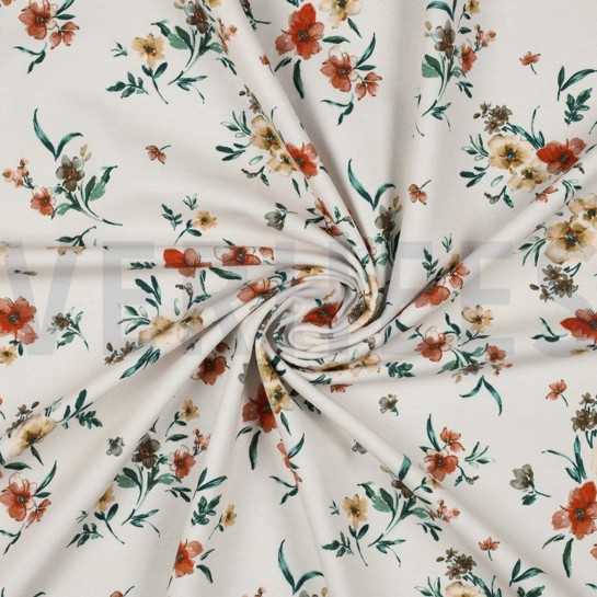 SWEAT DIGITAL FLEURS BLANC NEIGE #7