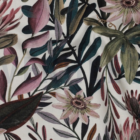 CANVAS DIGITAAL BLOEMEN GEBROKEN WIT #7