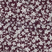VISCOSE RADIANCE FLOWERS BURGUNDY (thumbnail) #2