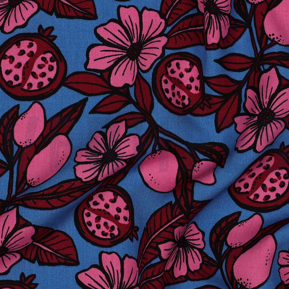 VISCOSE RADIANCE FLOWERS PINK #7