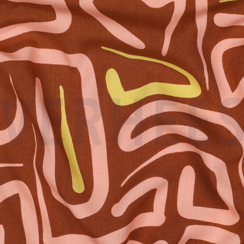 VISCOSE RADIANCE ABSTRAIT CAMEL #7