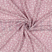 VISCOSE POPLIN STRETCH KLEINE BLOEMEN KERSENBLOESEM (thumbnail) #2
