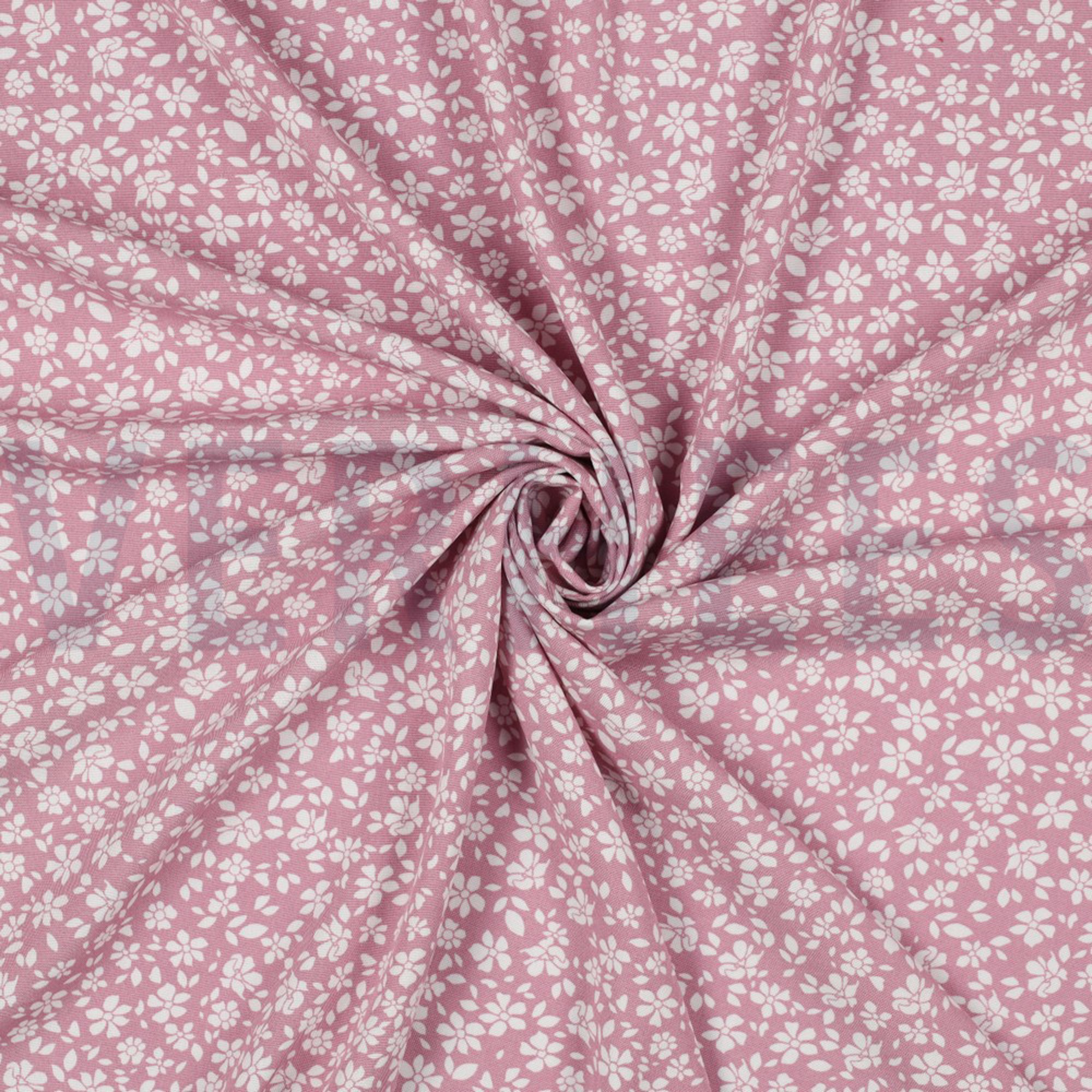 VISCOSE POPLIN STRETCH KLEINE BLOEMEN KERSENBLOESEM (high resolution) #2