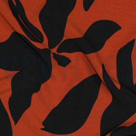 MAGNOLIA STRETCH LEAVES BROWN #7