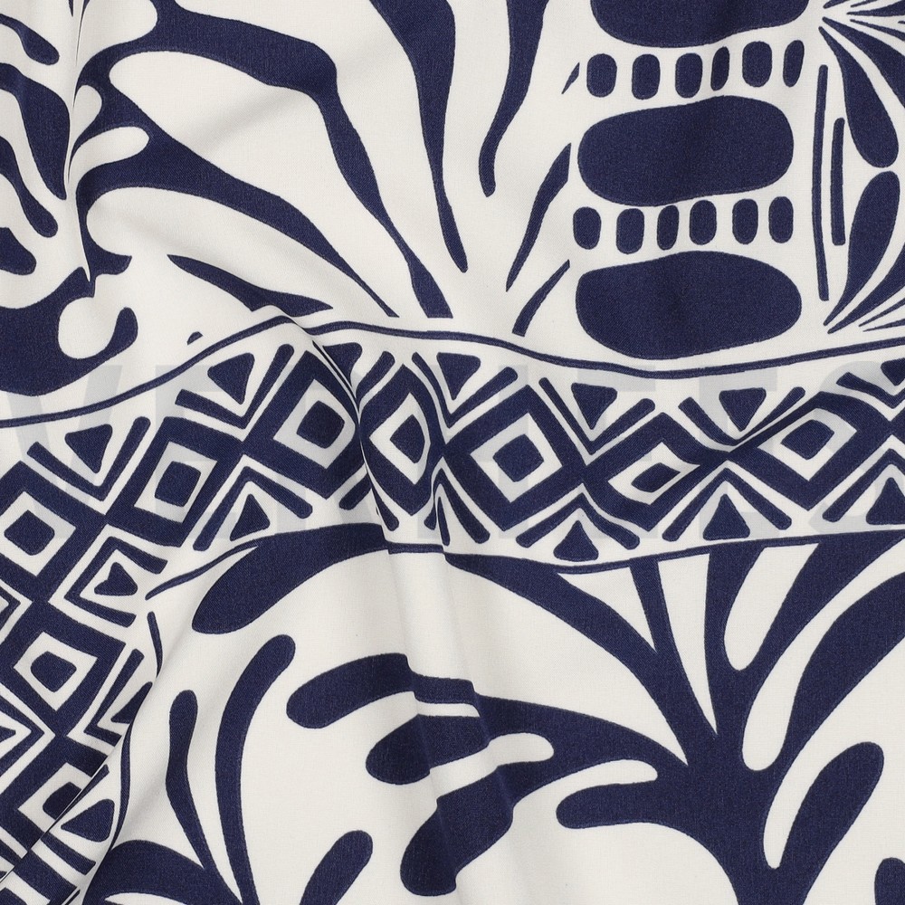 MAGNOLIA STRETCH PATCHWORK MARINEBLAU #7