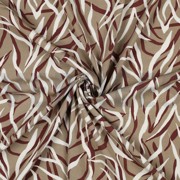 VISKOSE POPELINE STRETCH TIERHAUT ZIMT (thumbnail) #2