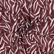 VISKOSE POPELINE STRETCH TIERHAUT ROSENHOLZ (thumbnail) #2