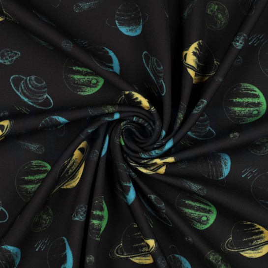 SOFTSHELL DIGITAL SPACE BLACK/YELLOW #7