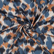 VISCOSE LUREX ANIMAL SKIN NAVY (thumbnail) #2