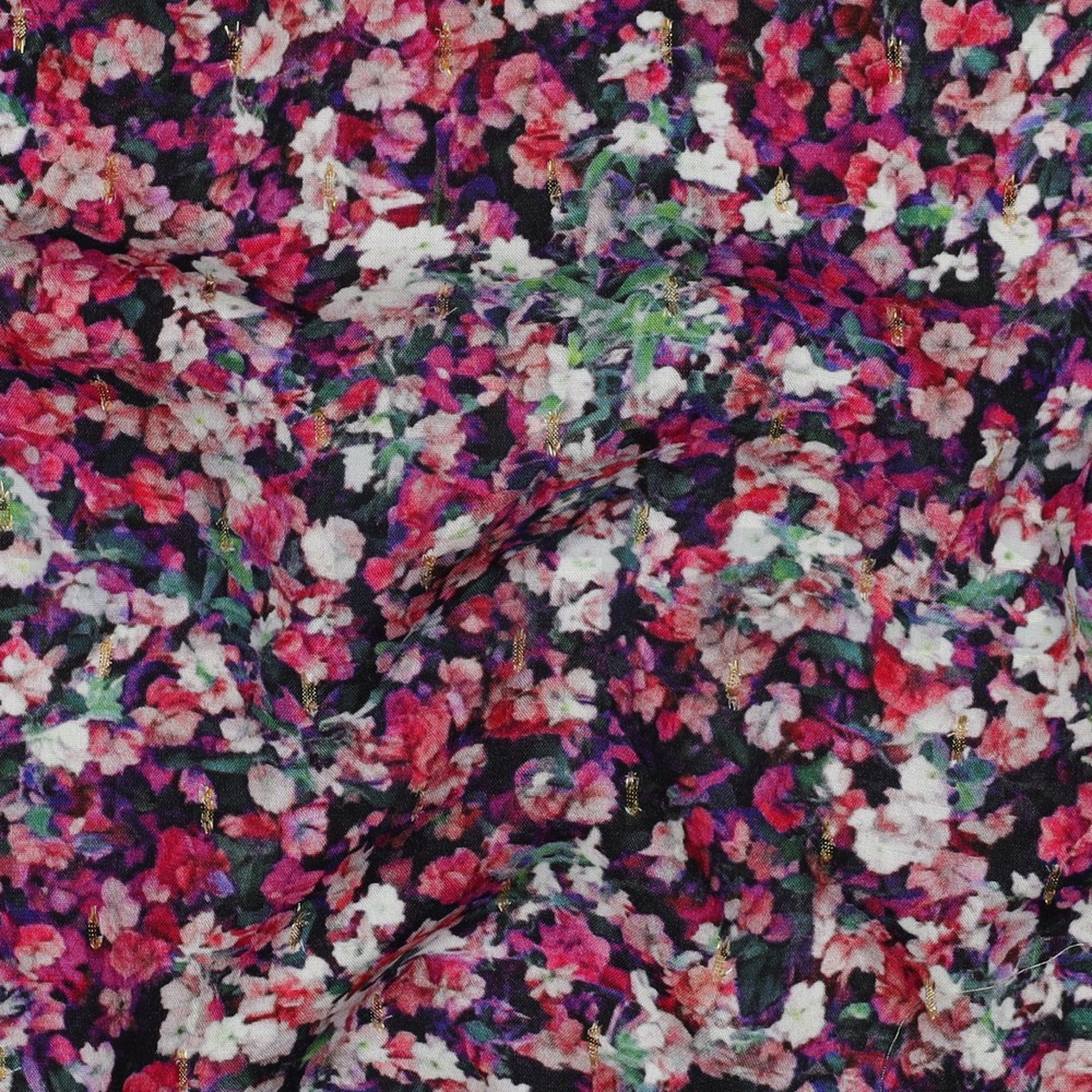 VISCOSE LUREX DIGITAL FLOWERS FUCHSIA (high resolution) #2