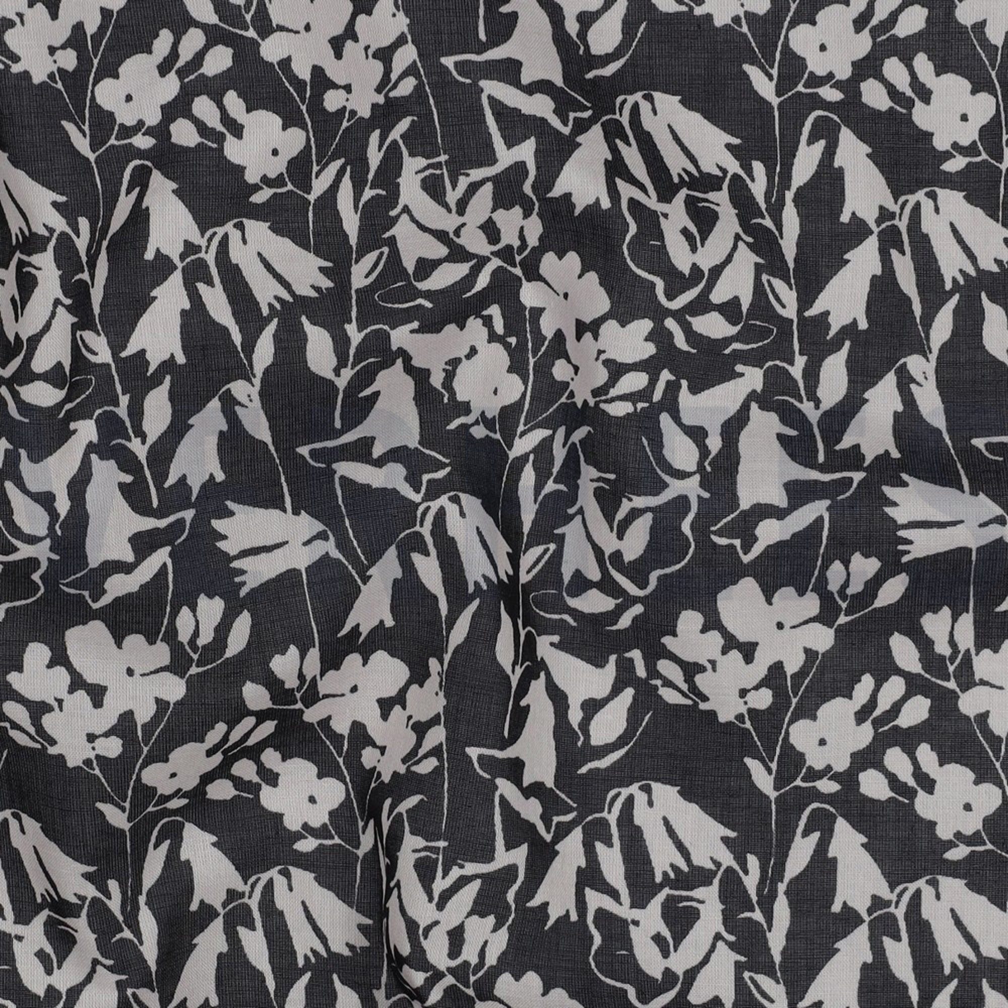 COTON VOILE FLEURS NOIR (high resolution) #2