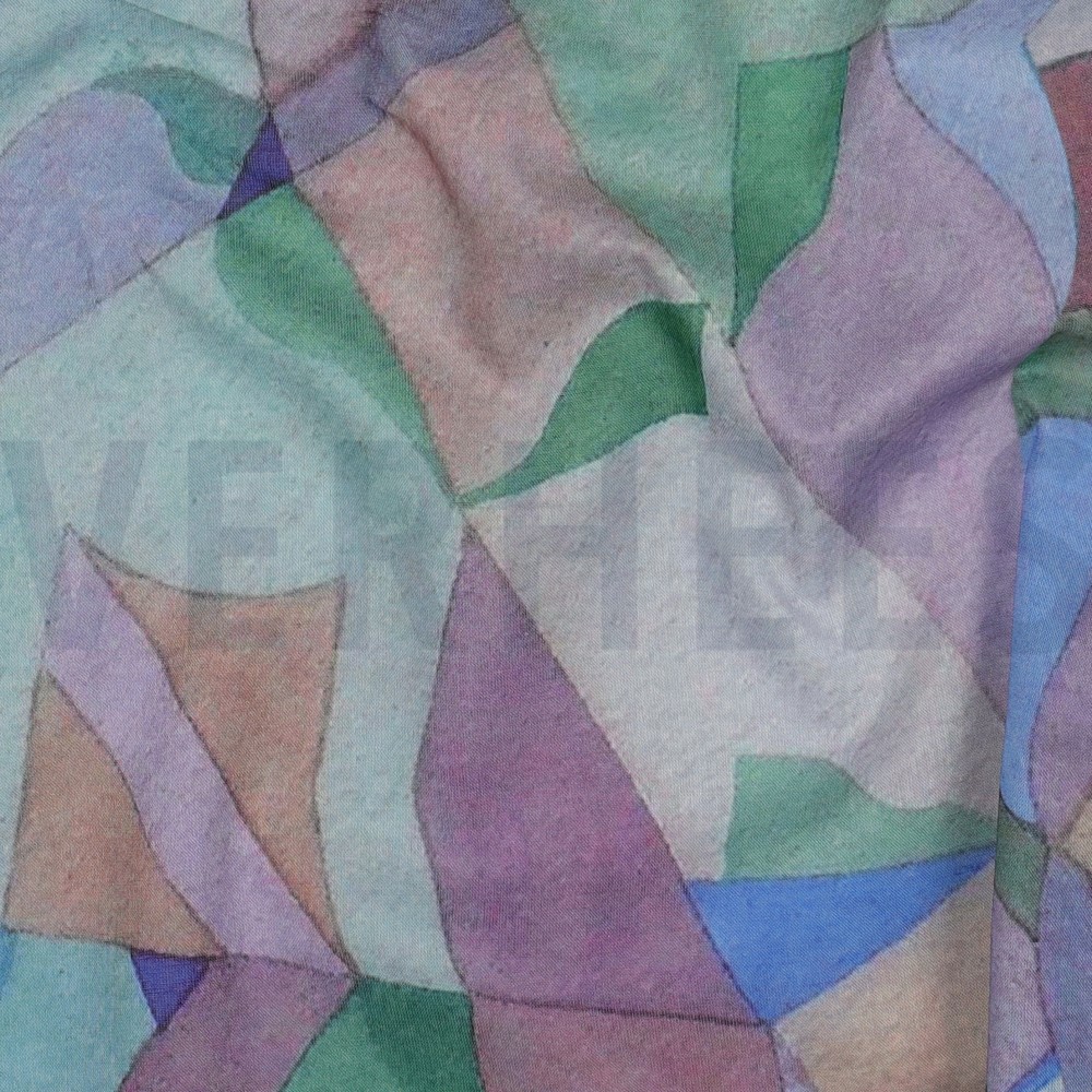 COTON VOILE DIGITAL ABSTRACT MULTICOLORE #7